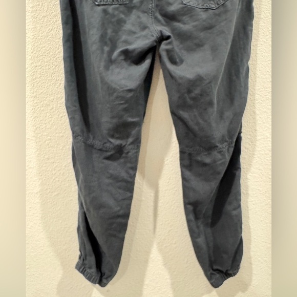 MOTHER The No Zip Misfit Faded Black Wash Girl, Boy Etc. Linen Blend Pants 25 - Picture 12 of 16
